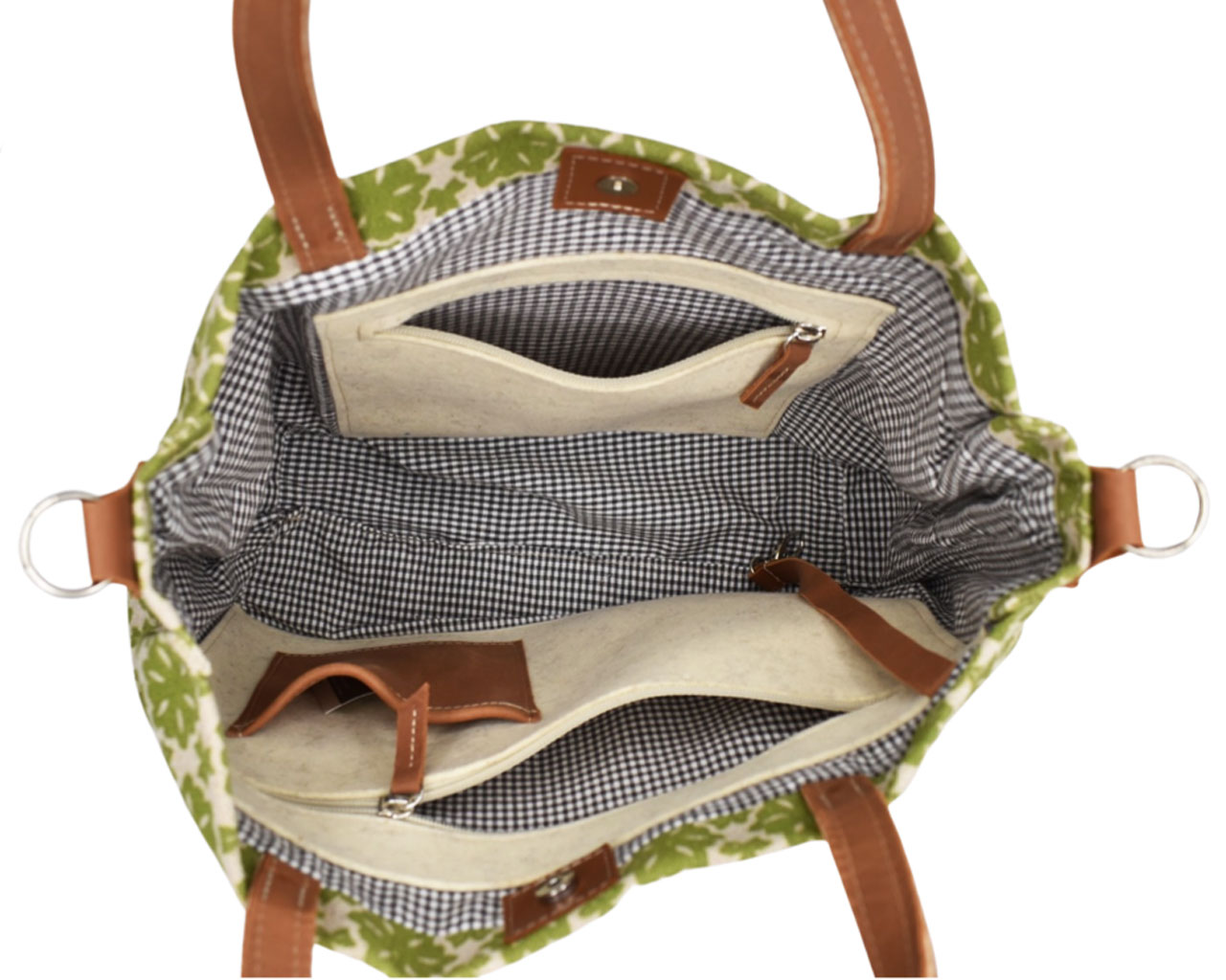 ドロシー・レーネン  ショッピングバッグ アルマ モスグリーン