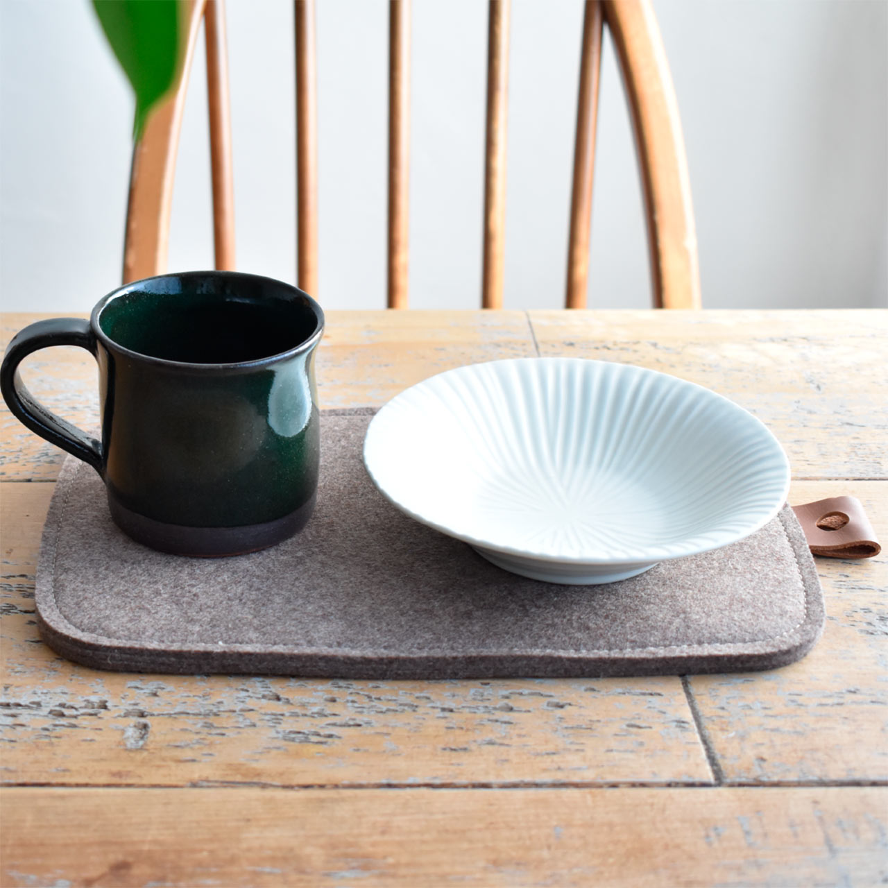 ドロシー・レーネン プレースマット2P カシミア