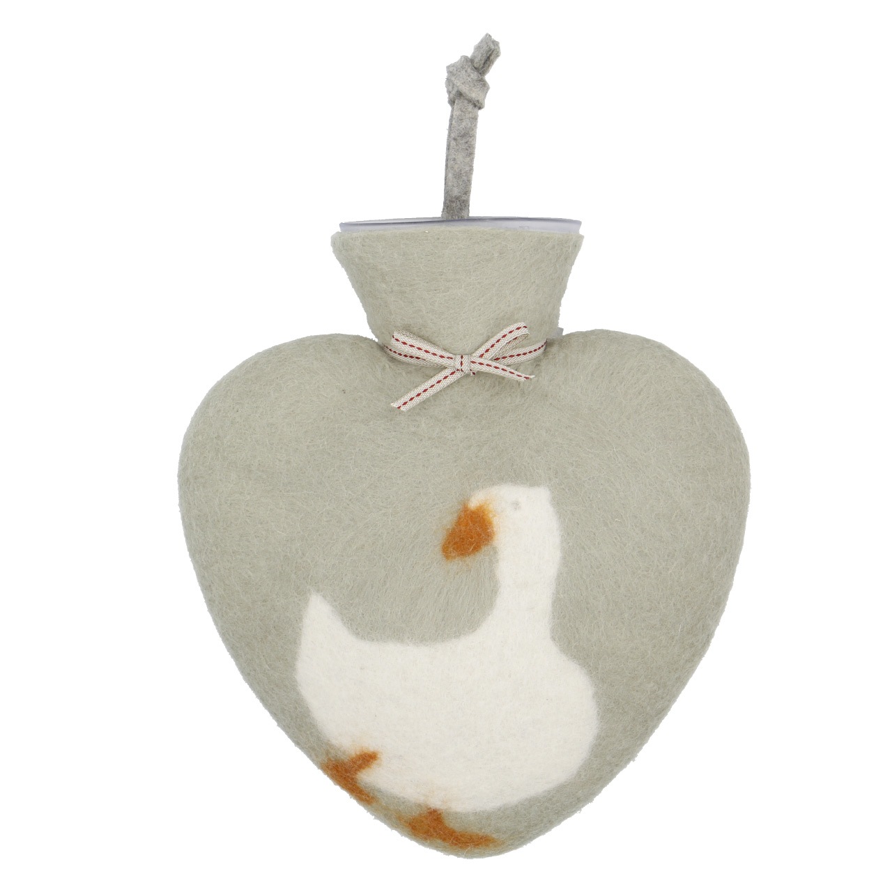 ドロシー・レーネン ハート湯たんぽ0.7L アヒル ヒスイ