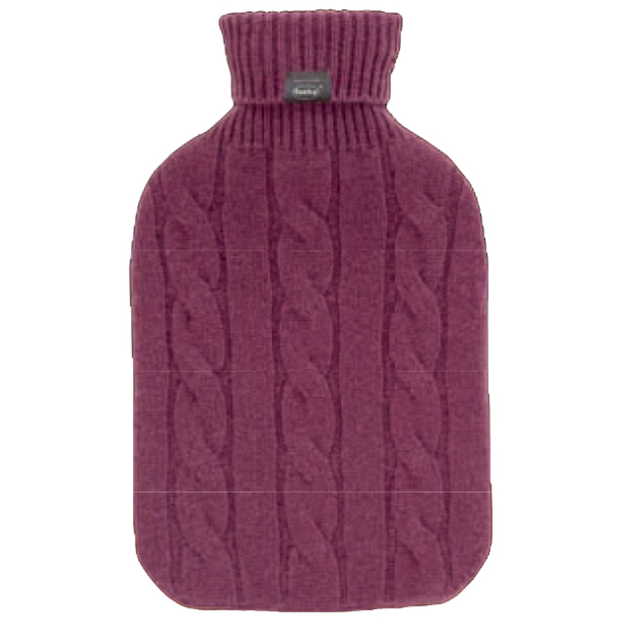 ファシー 湯たんぽ2.0L カシミヤロールニット ラズベリー