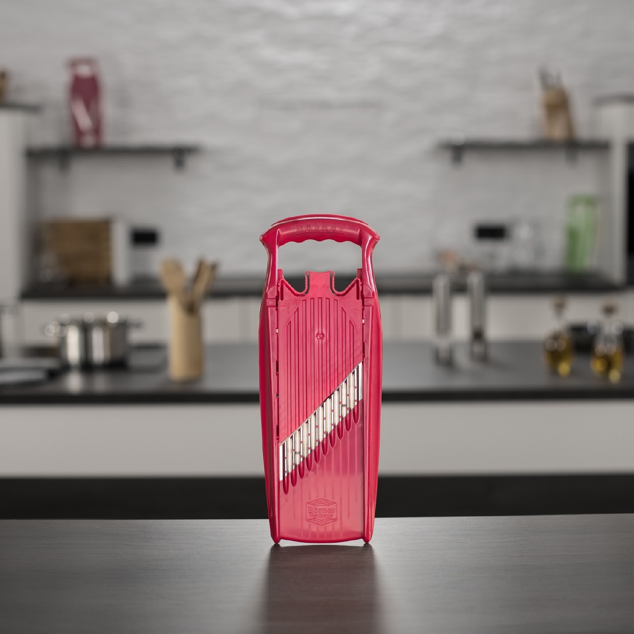 ベルナー パワーラインスライサー ウェーブワッフル レッド