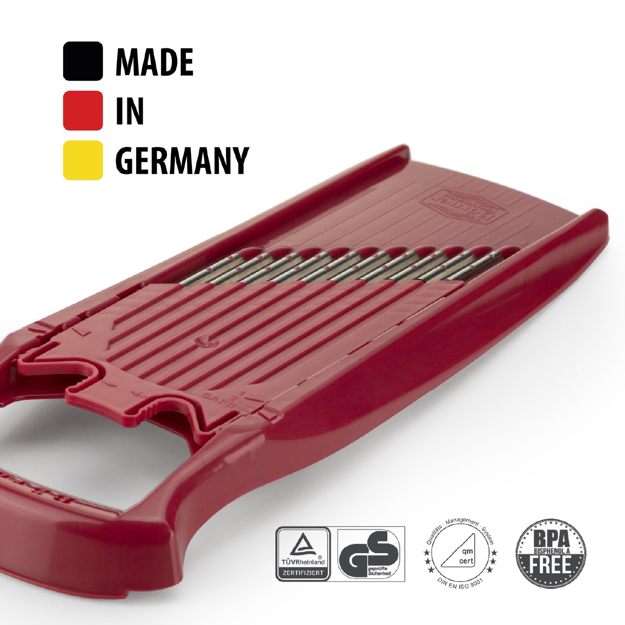 ベルナー パワーラインスライサー ウェーブワッフル レッド