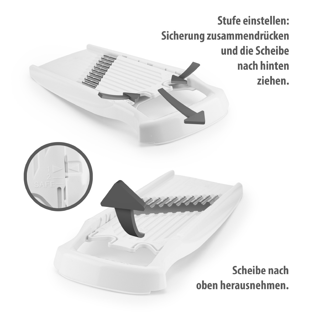 ベルナー パワーラインスライサー ウェーブワッフル ホワイト
