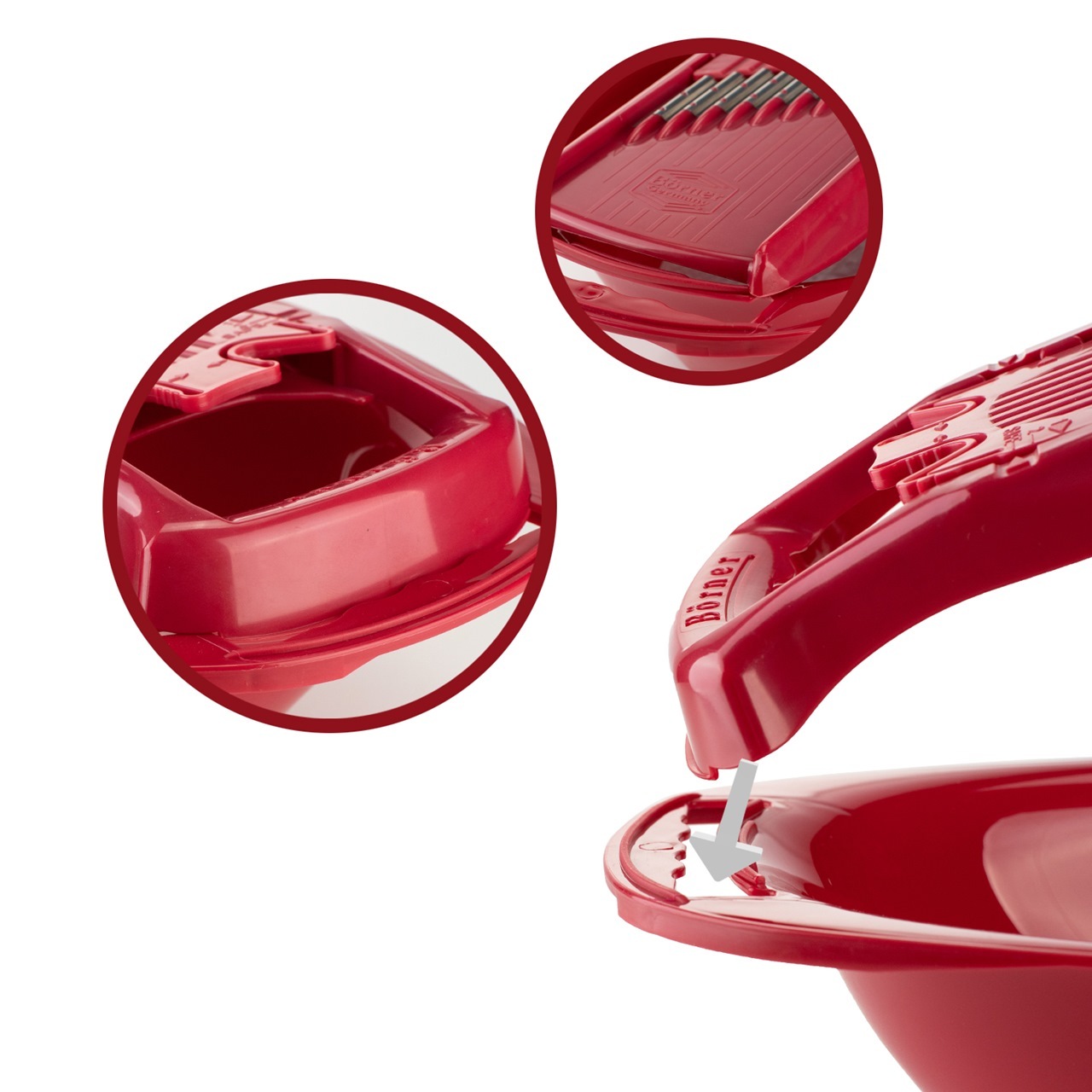 ベルナー V5用コレクショントレイ レッド