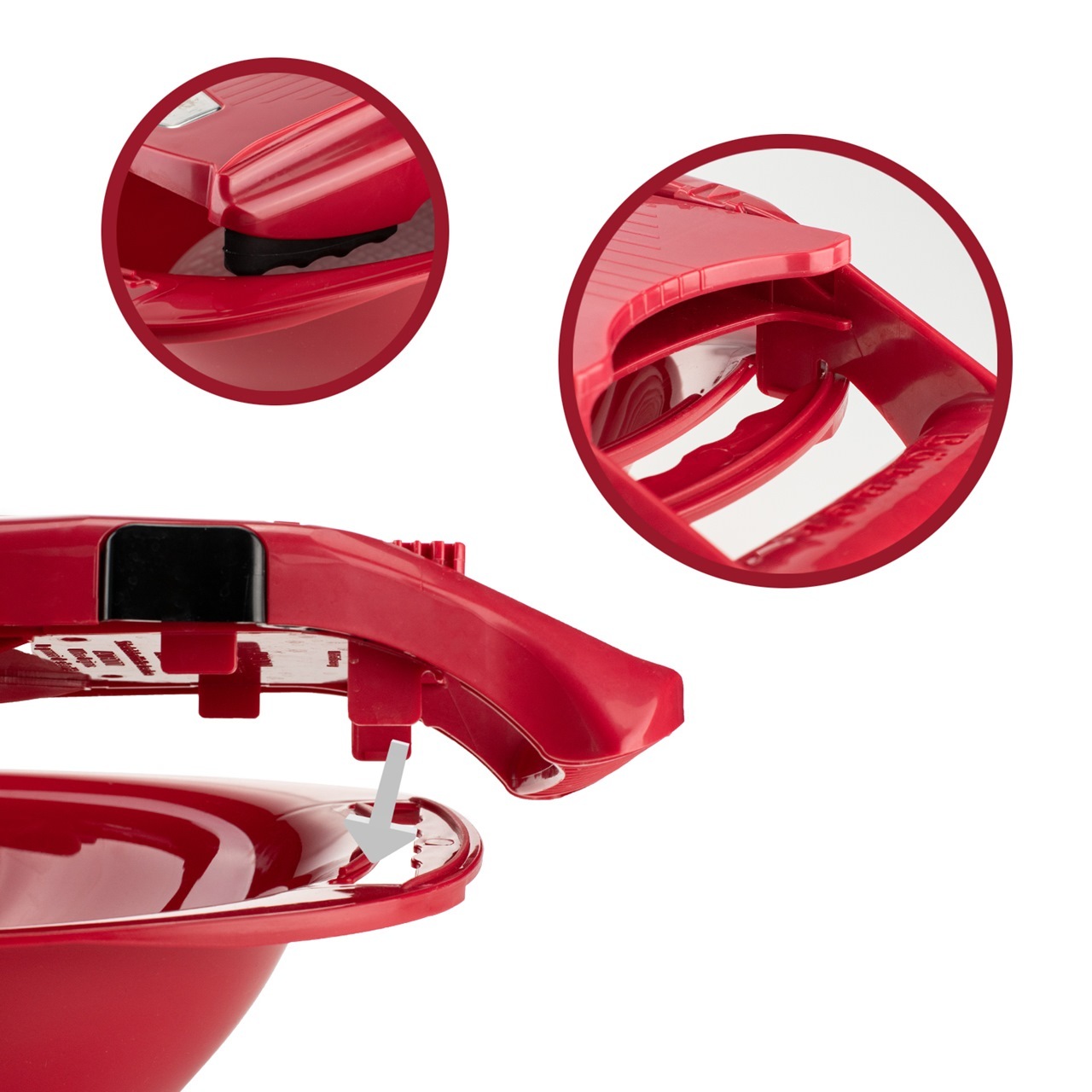 ベルナー V5用コレクショントレイ レッド