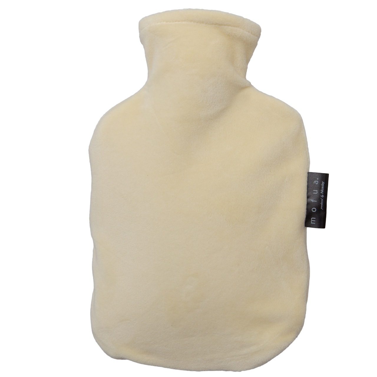 モフア なめらかパフ湯たんぽカバー 0.8L アイボリー