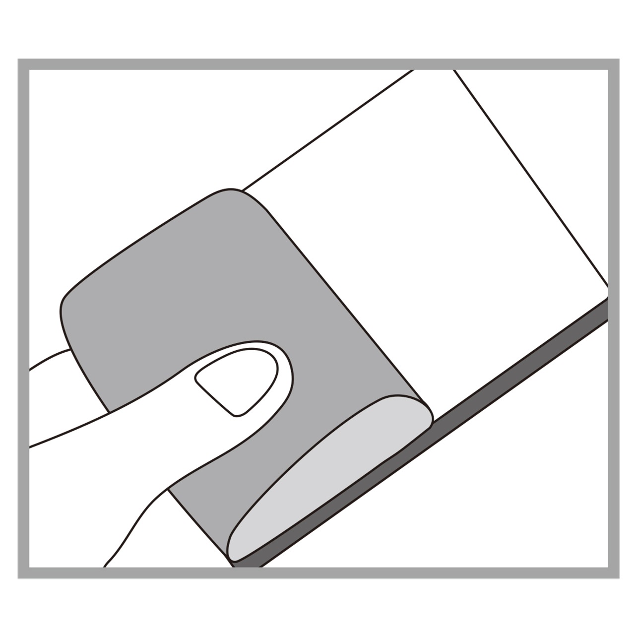 リダー ドアサイン ガール マットクローム