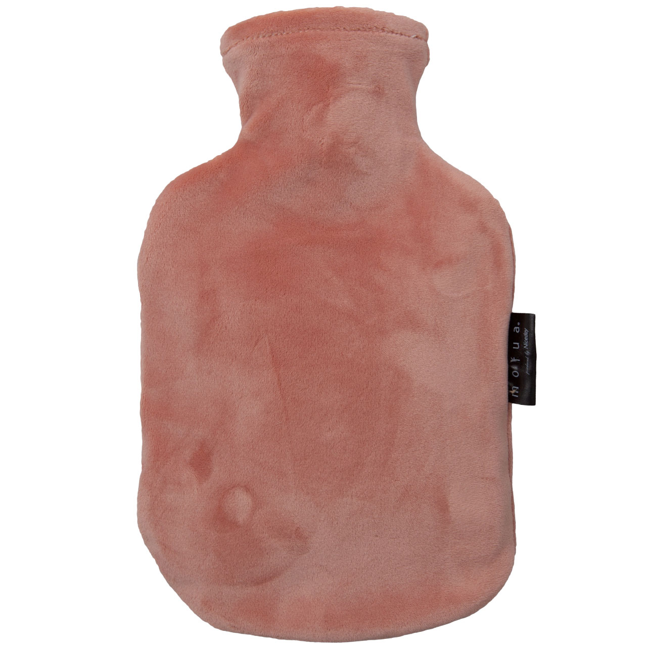 モフア なめらかパフ湯たんぽカバー 0.8L ピンク