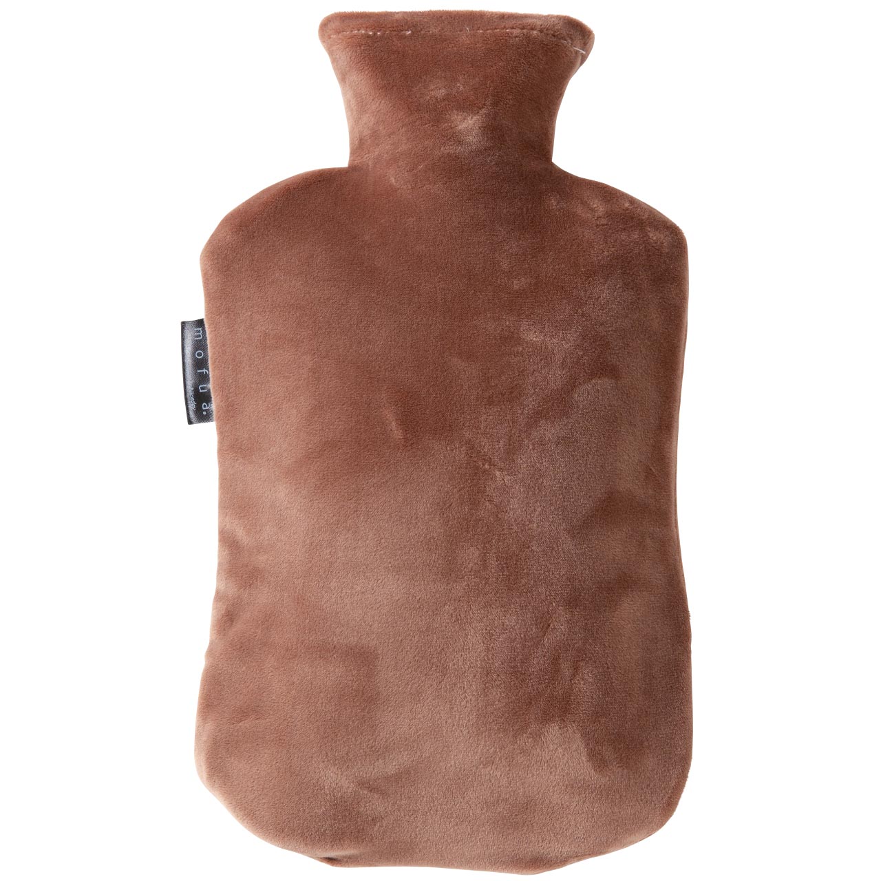 モフア なめらかパフ湯たんぽカバー 2.0L ブラウン