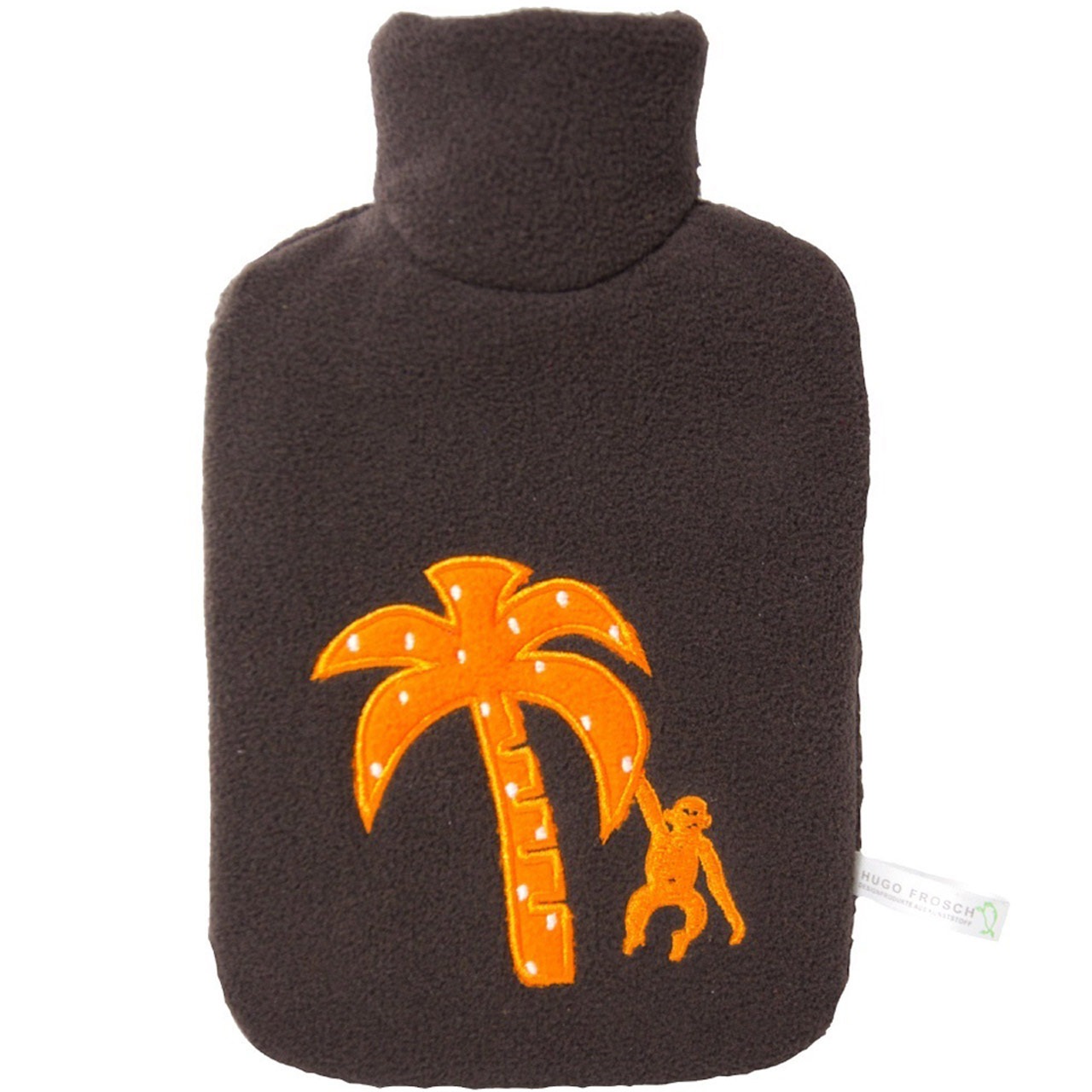 フーゴー・フロッシュ エコジュニア湯たんぽ0.8L フリース ヤシノキ