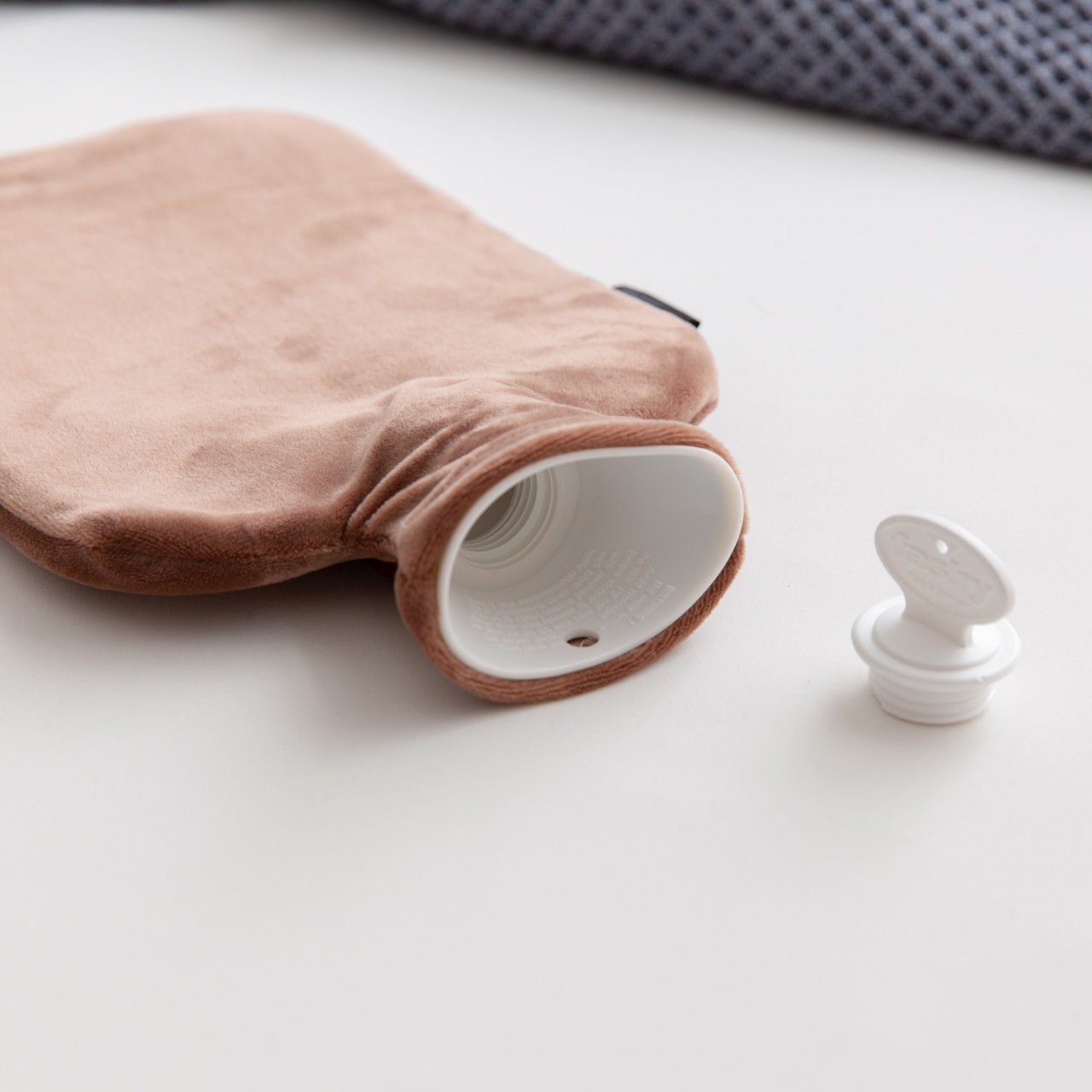 モフア なめらかパフ湯たんぽ 2.0L ブラウン