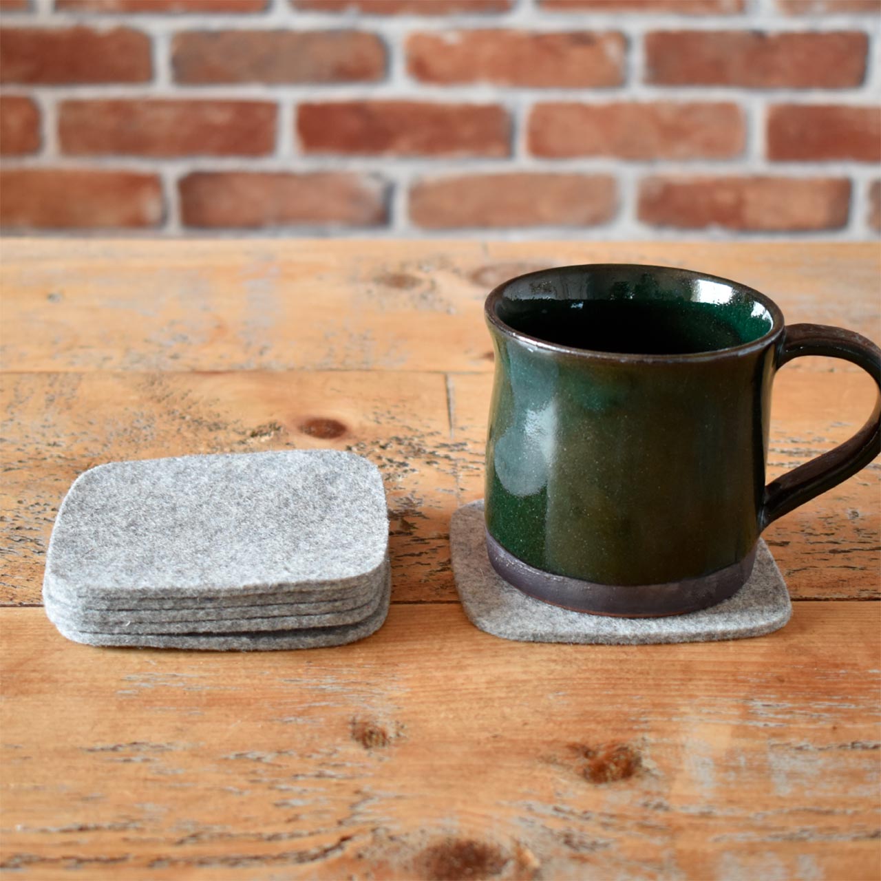 ドロシー・レーネン コースター6P ライトグレー