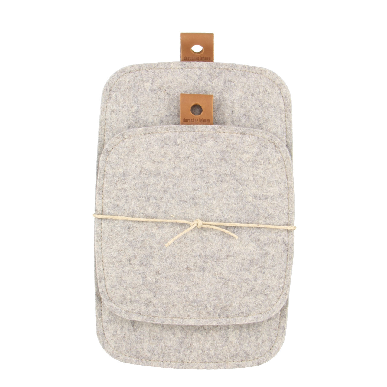 ドロシー・レーネン プレースマット2P ライトグレー