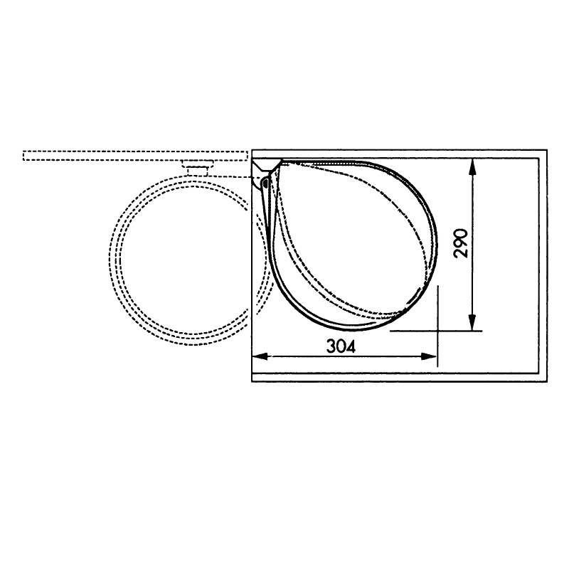 ハイロ　コンパクトボックスM ホワイト