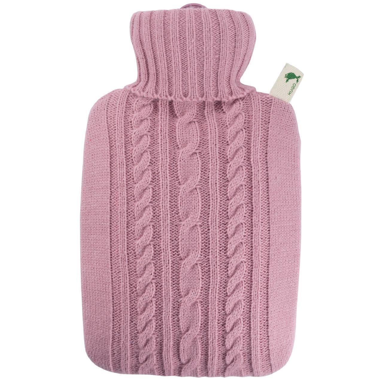 フーゴー・フロッシュ スタンダードクラシック湯たんぽ1.8L ニット パステルピンク