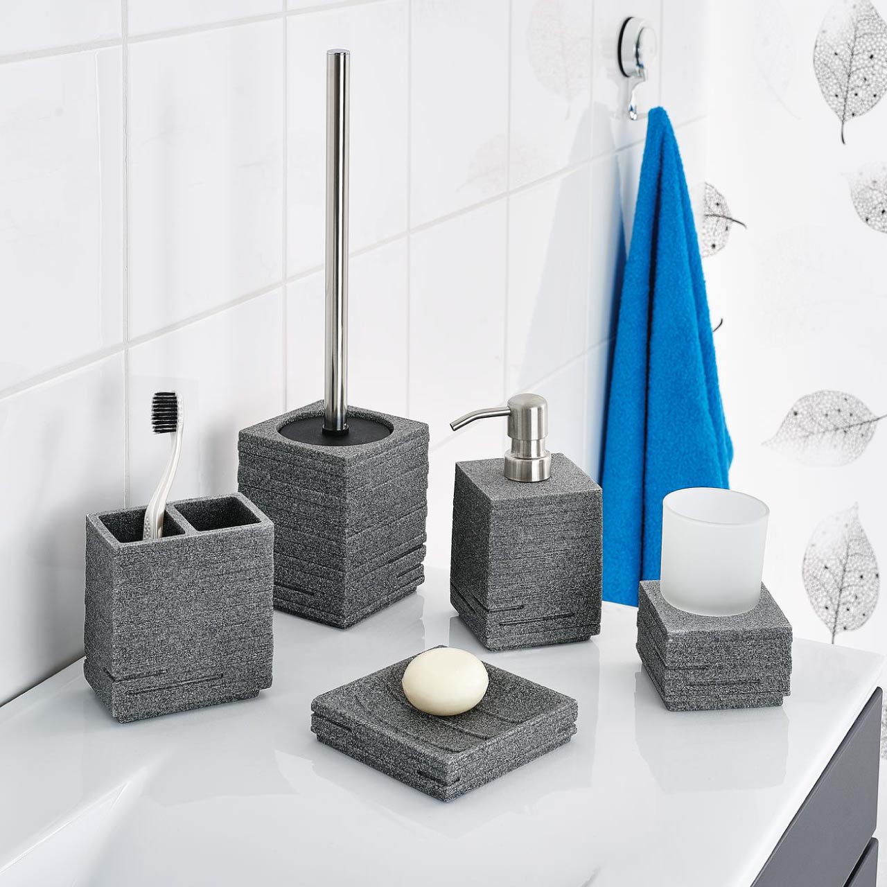 リダー トイレブラシ ブリック グレー