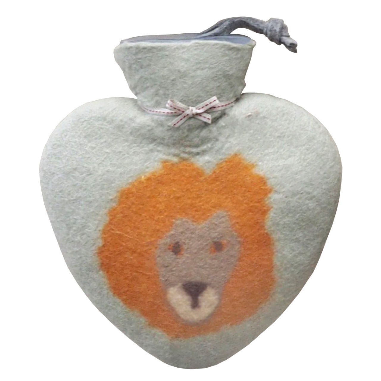 ドロシー・レーネン ハート湯たんぽ0.7L ライオン ヒスイ