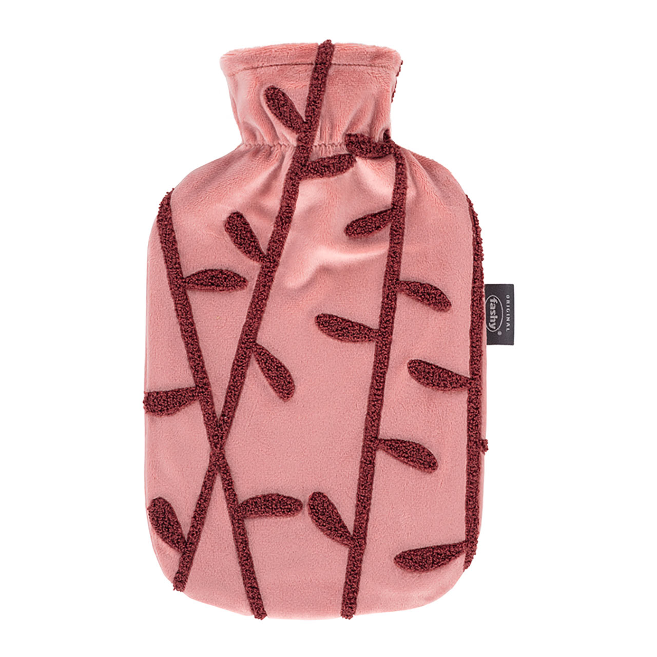 ファシー 湯たんぽ2.0L ヴェロアフォレスト ピンク