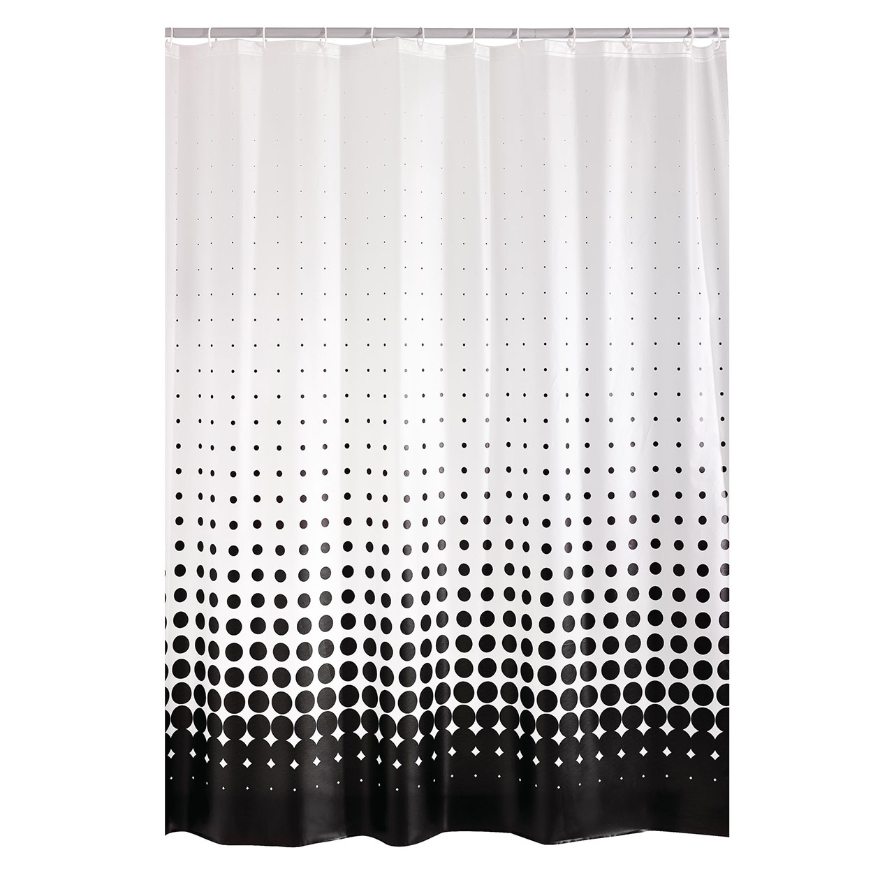 リダー シャワーカーテンビニル 180x200 ブラッキー