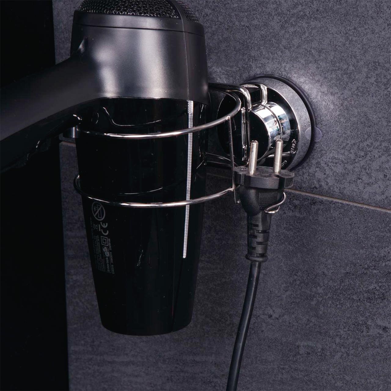 リダー サクション ヘアドライヤーホルダー 127x65x140mm