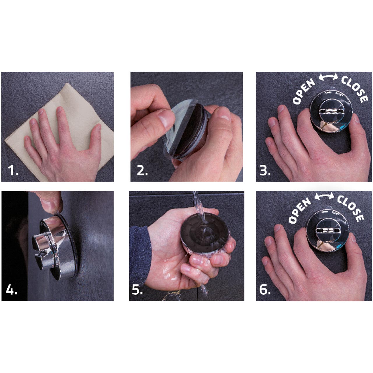 リダー サクション メイクアップミラー 150x240x40mm