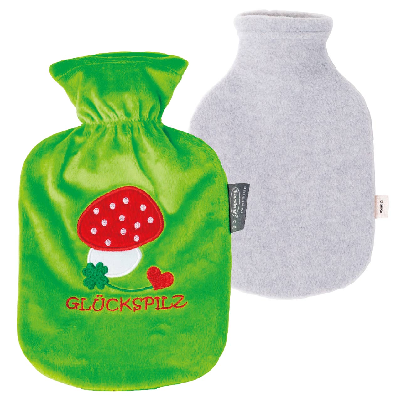 ファシー 湯たんぽ0.8L グリュックスピルツ プラス ダンケ替えカバー