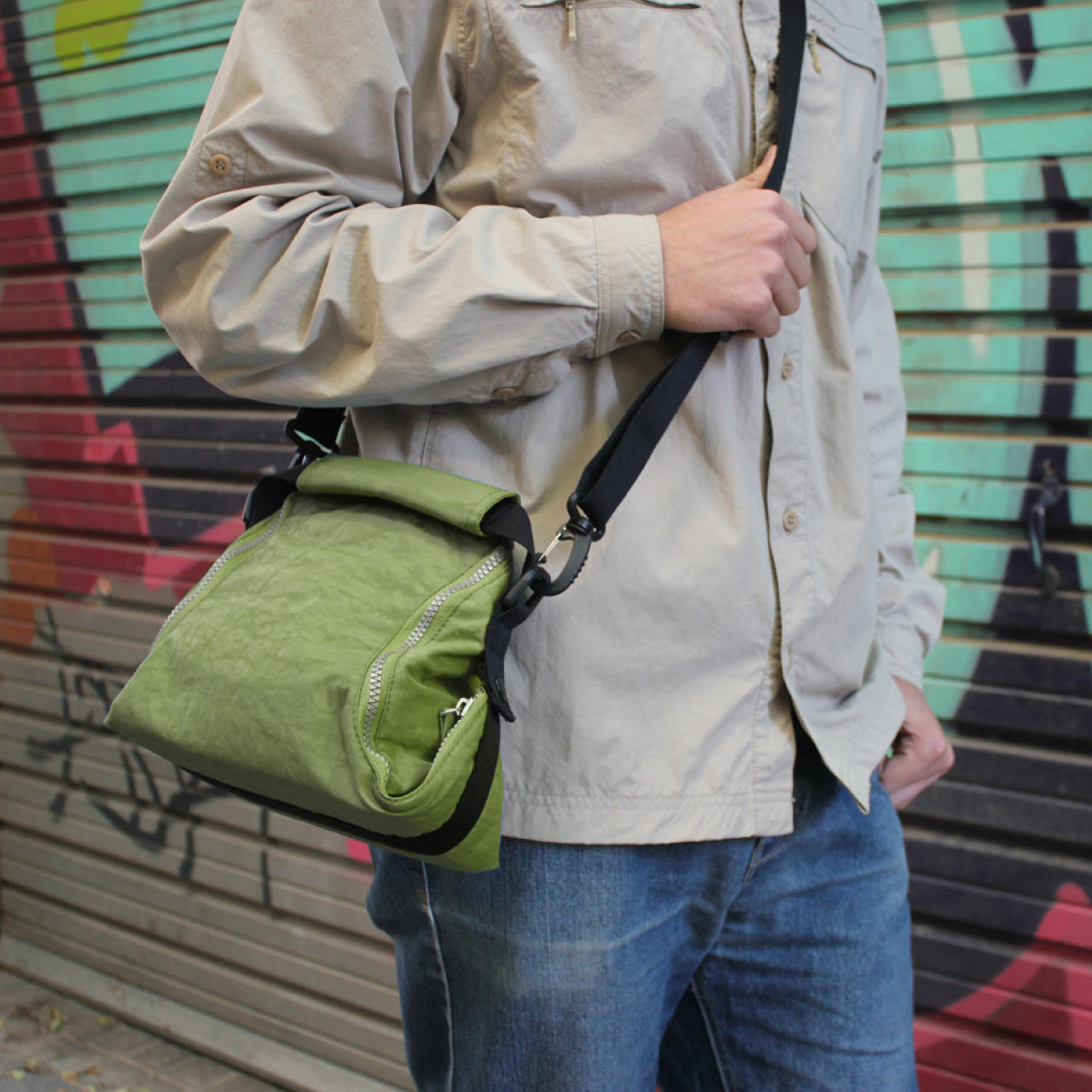 ロールイート 2-in-1ランチバッグ グリーン