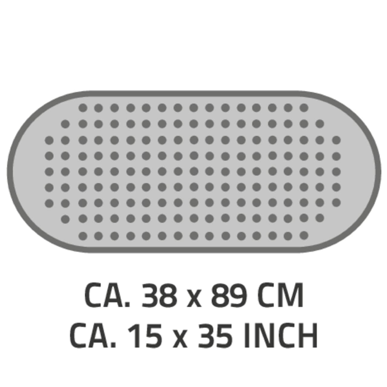 リダー すべり止めバスマット テクノ ホワイト