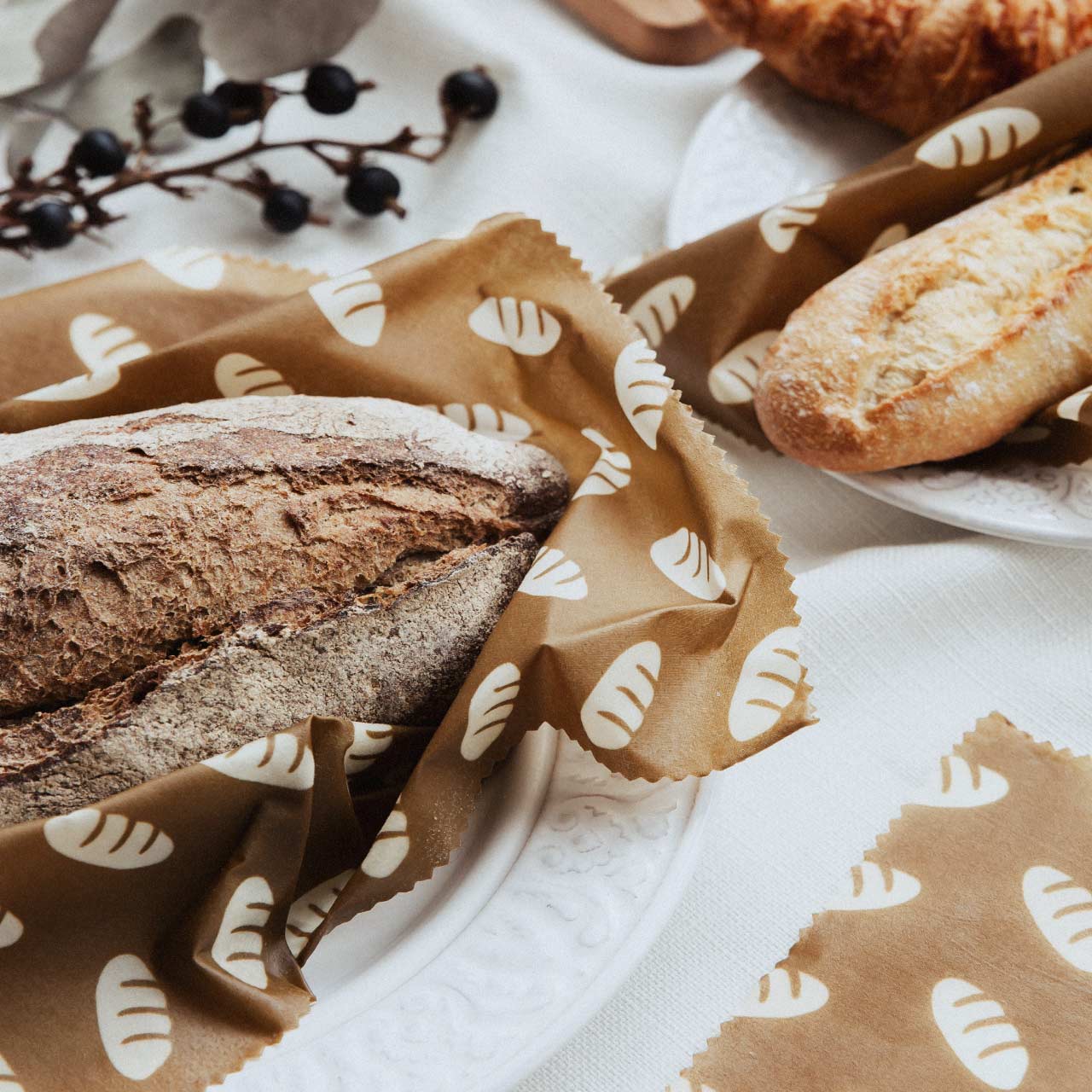 ナッツ ビーズワックスラップ 5点セット アソート