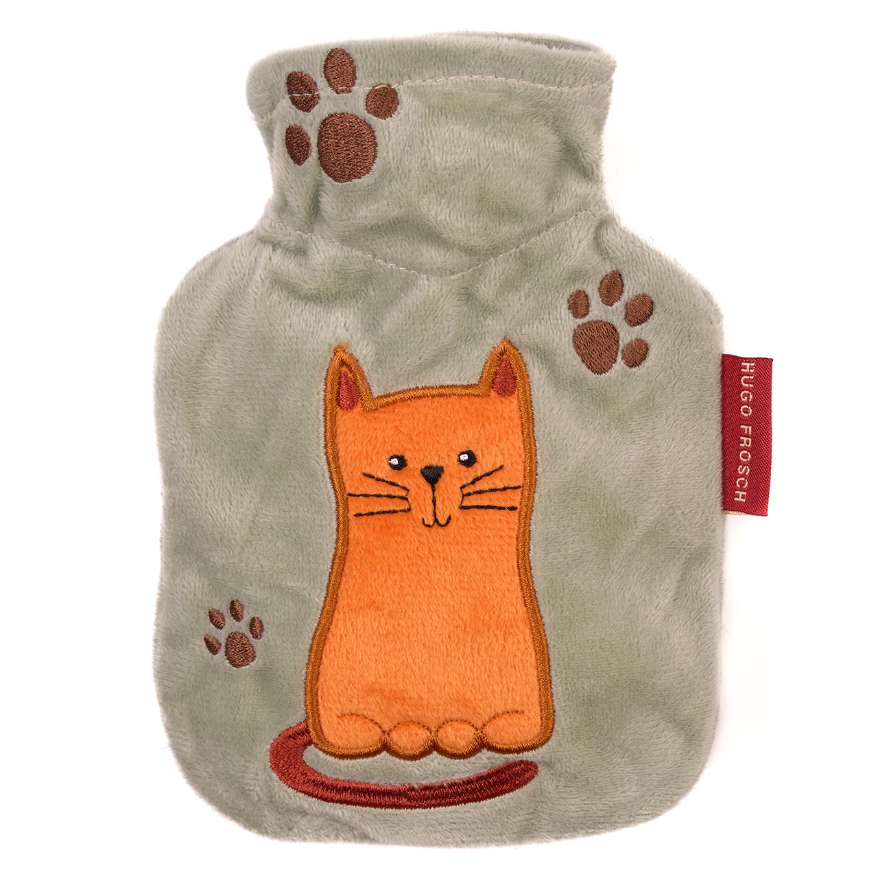 フーゴー・フロッシュ スタンダードミニ湯たんぽ0.2L ヴェロア キャット