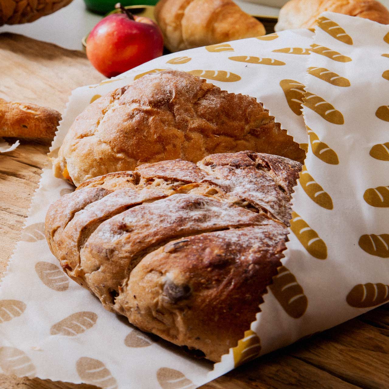 ナッツ ビーズワックスラップ 43x58 ブレッド