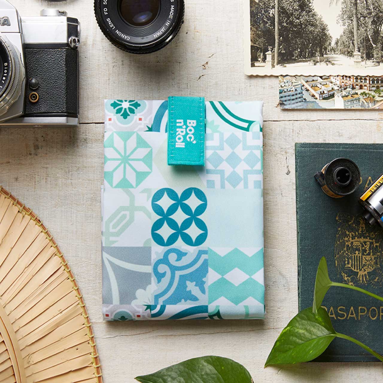 ロールイート ボックンロール パッチワーク グリーン