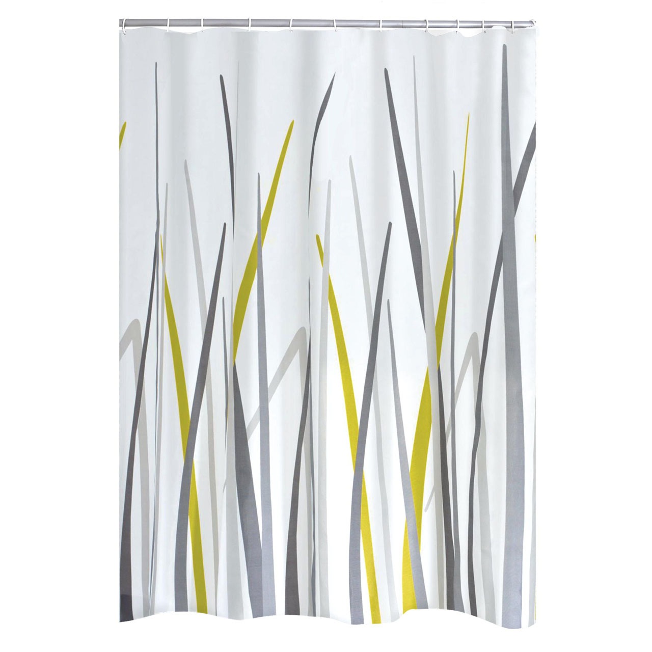 リダー シャワーカーテンテキスタイル 180x200 グラスグリーン