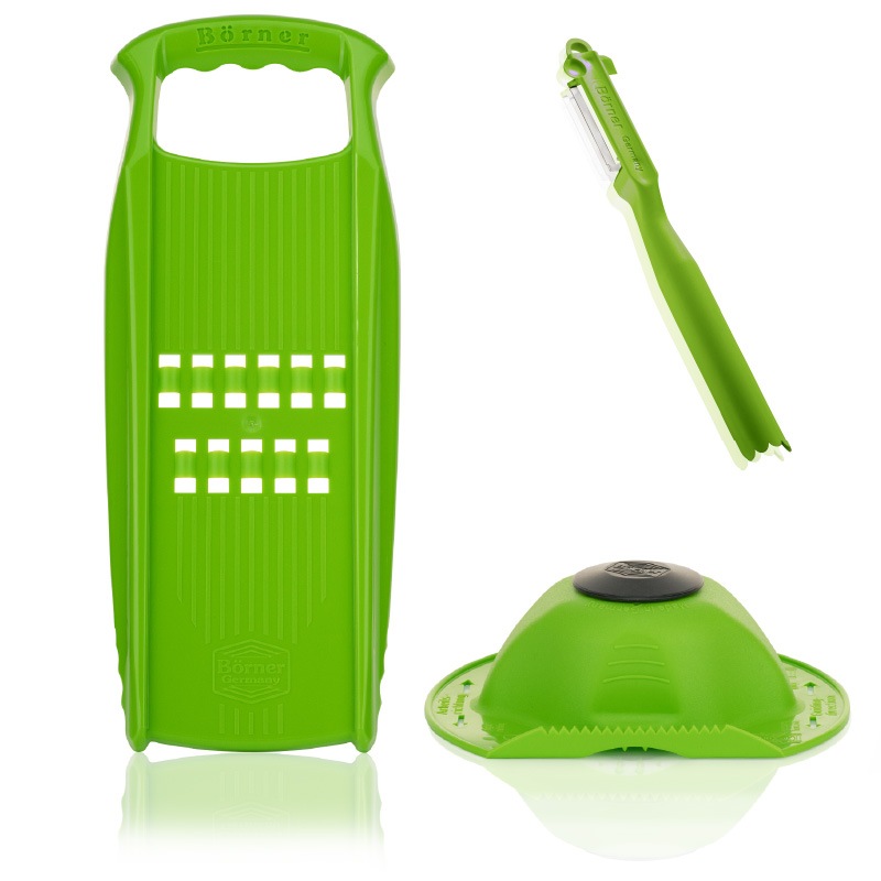 ベルナー パワーラインスライサー ロスティ 3点セット グリーン