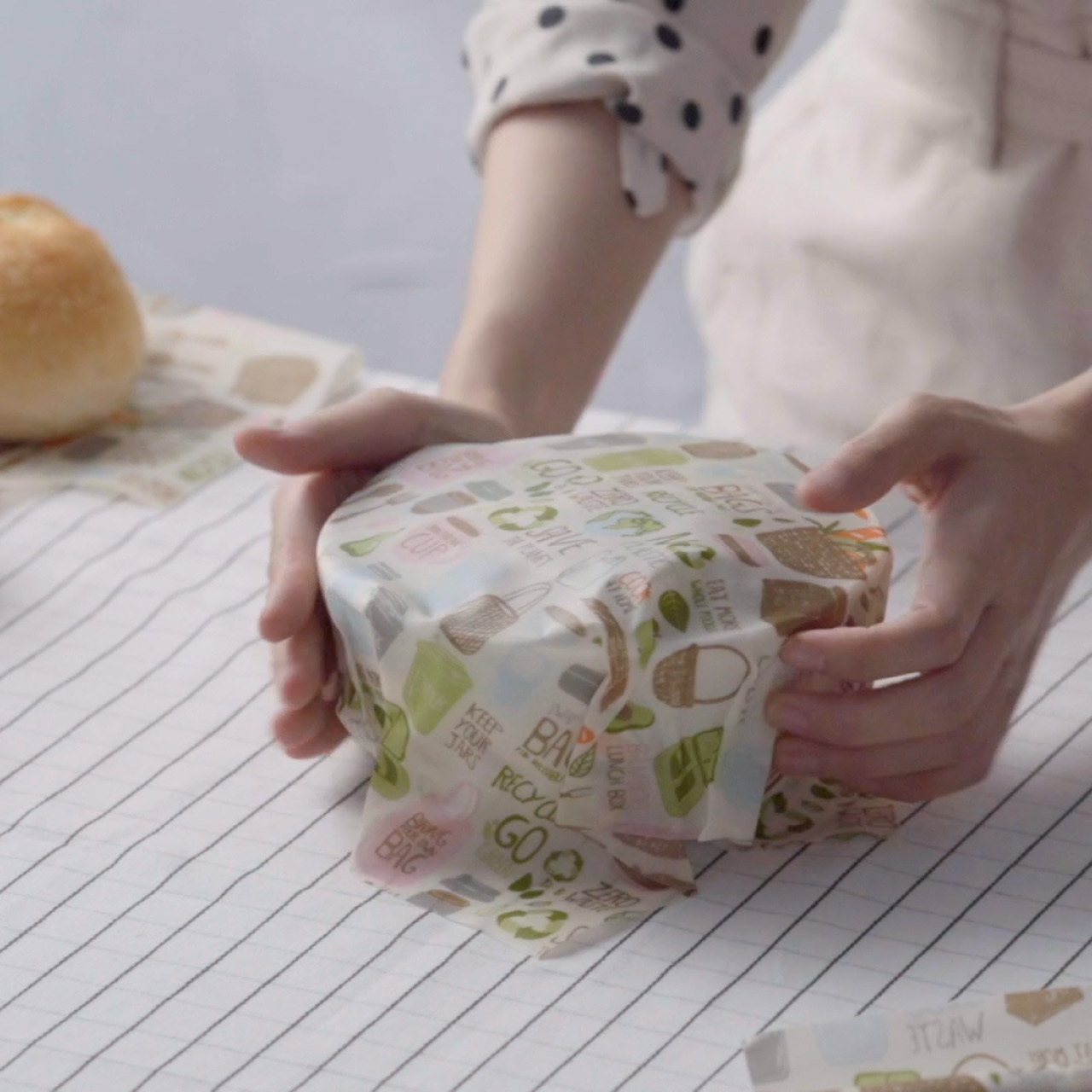 ナッツ ビーズワックスラップ 2点セット ゼロウェイスト