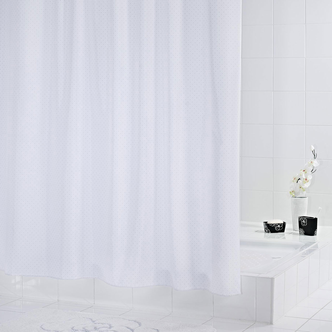 リダー シャワーカーテンテキスタイル 180x200 ダイアモンド