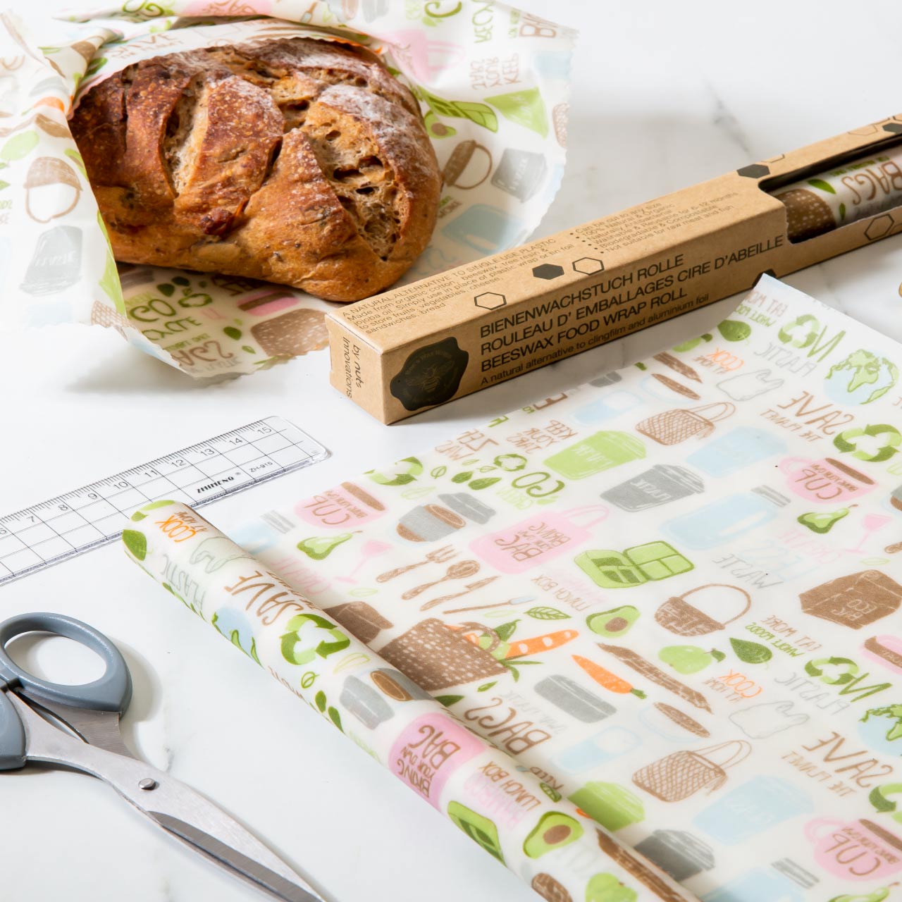 ナッツ ビーズワックスラップ ロール ゼロウェイスト