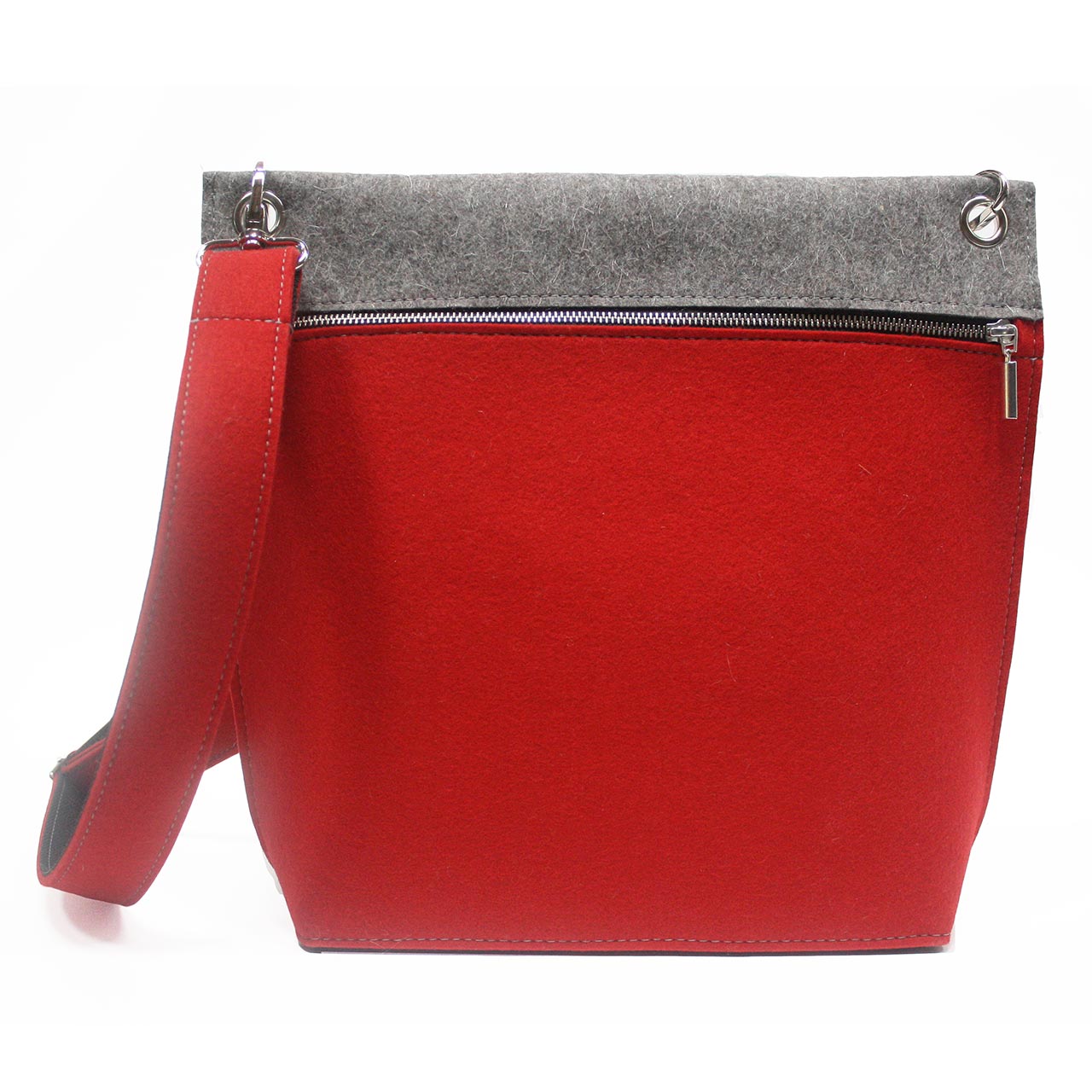 ブーヤー63 ジッパーＬ レッド