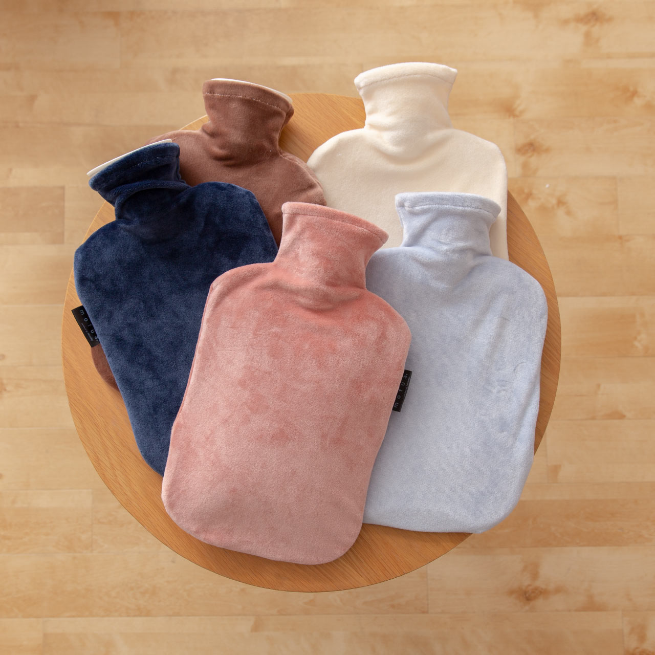 モフア なめらかパフ湯たんぽ 2.0L ピンク