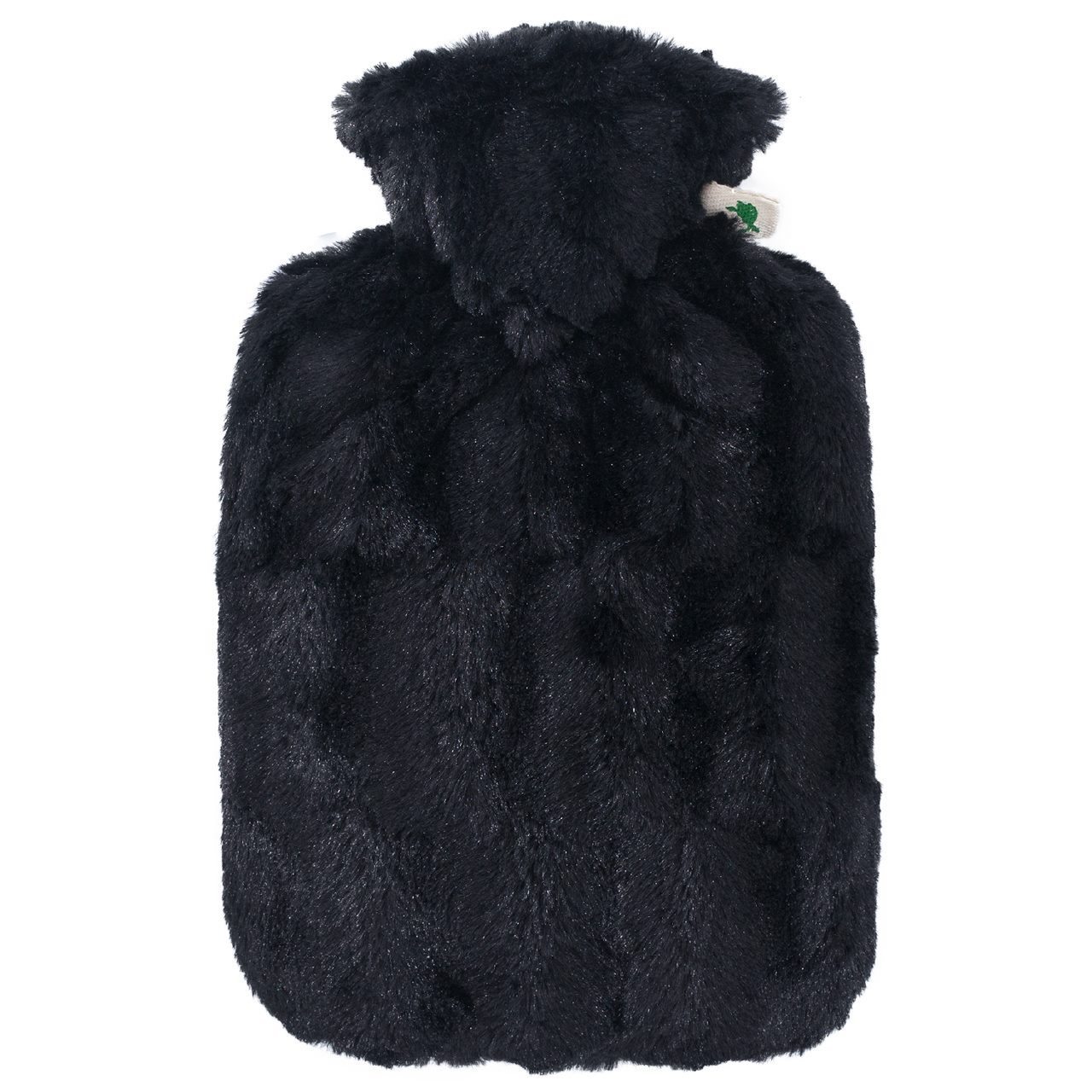 フーゴー・フロッシュ スタンダードクラシック湯たんぽ1.8L モコモコボア ブラック