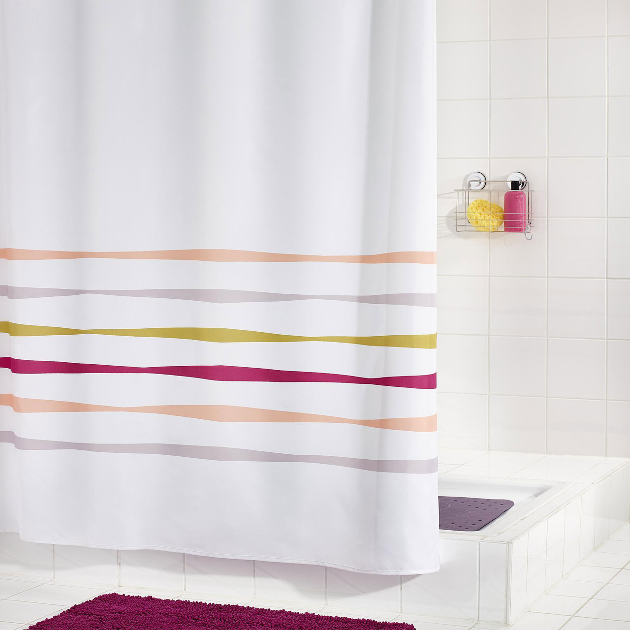 リダー シャワーカーテンテキスタイル 180x200 サンマリノ