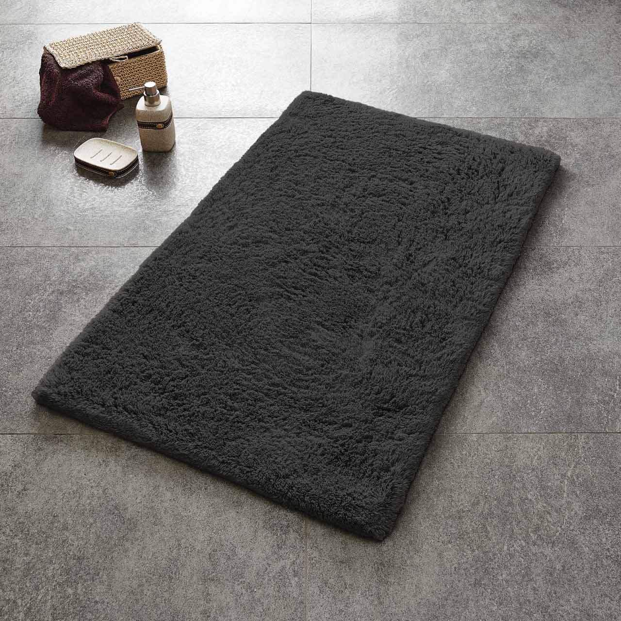 リダー バスルームカーペット シェルドン 60x100cm ストーン