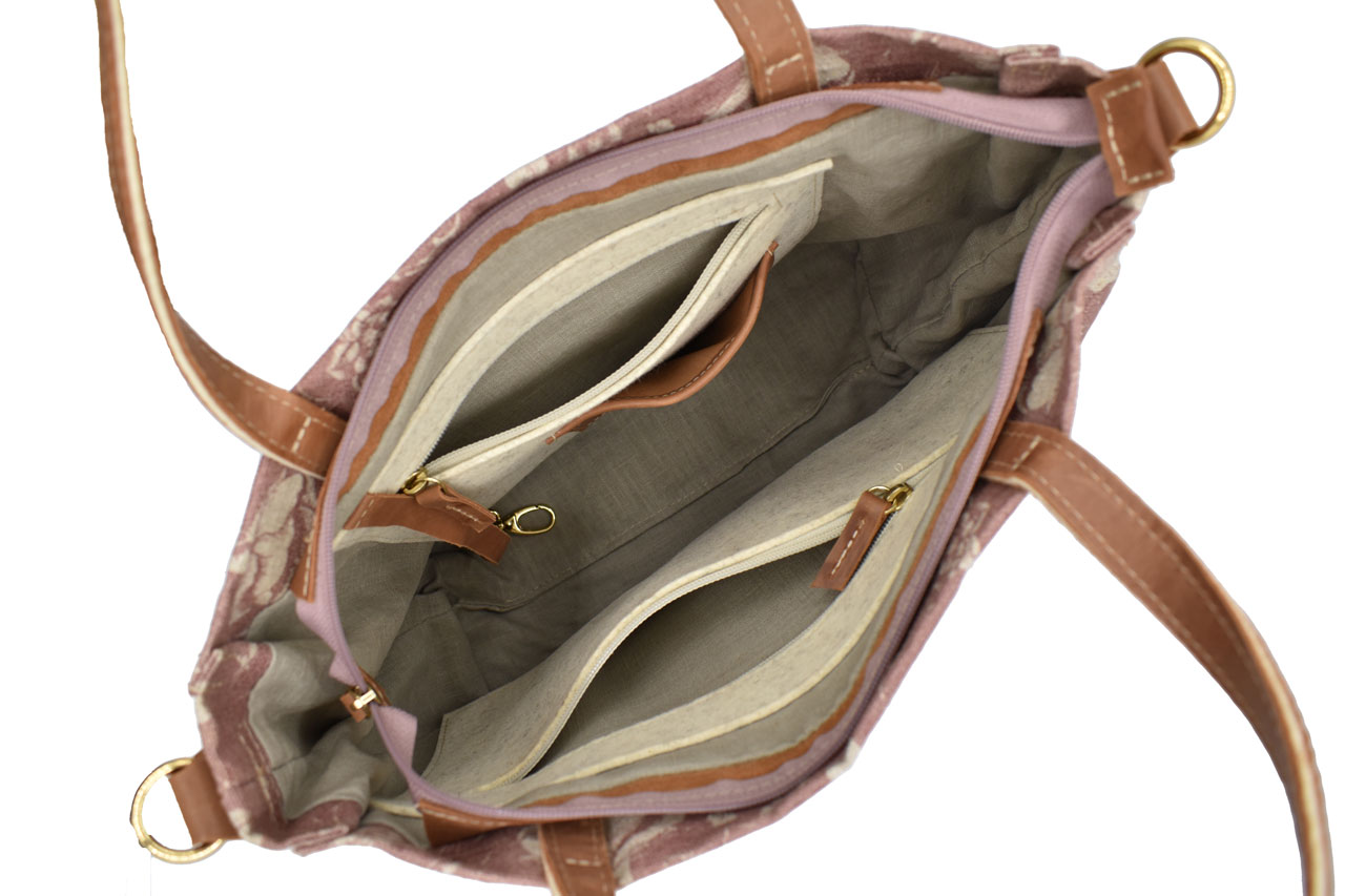 ドロシー・レーネン ショッピングバッグ ブラッサムXL ダスティーローズ