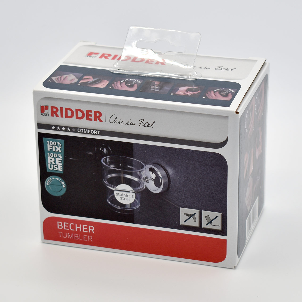 リダー サクション タンブラーホルダー 80x127x95mm