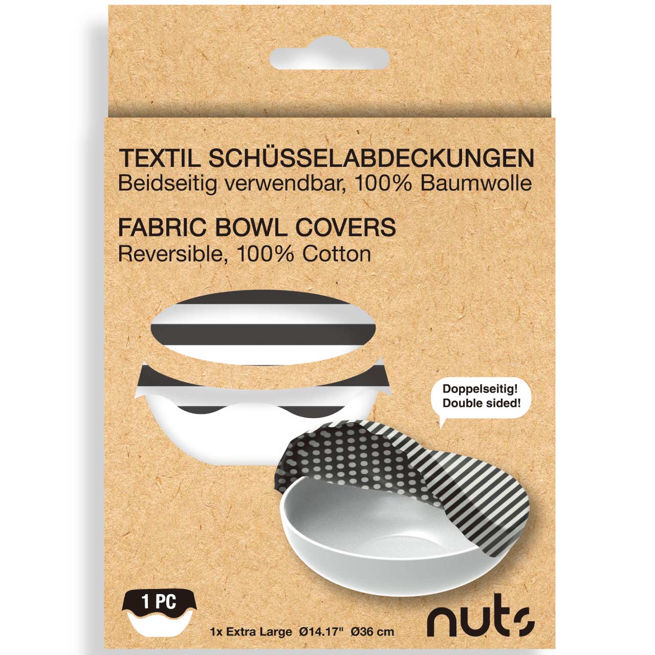 ナッツ ボウルカバー XL ブラック