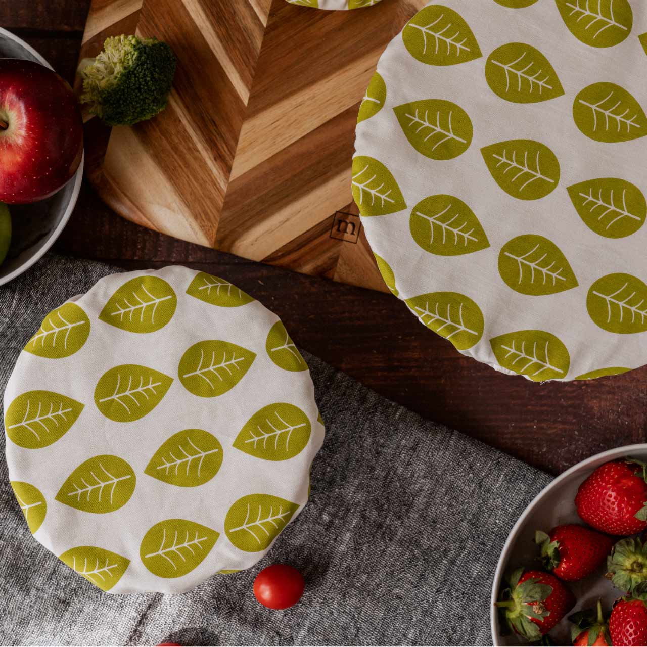 ナッツ ボウルカバー 3点セット リーブス