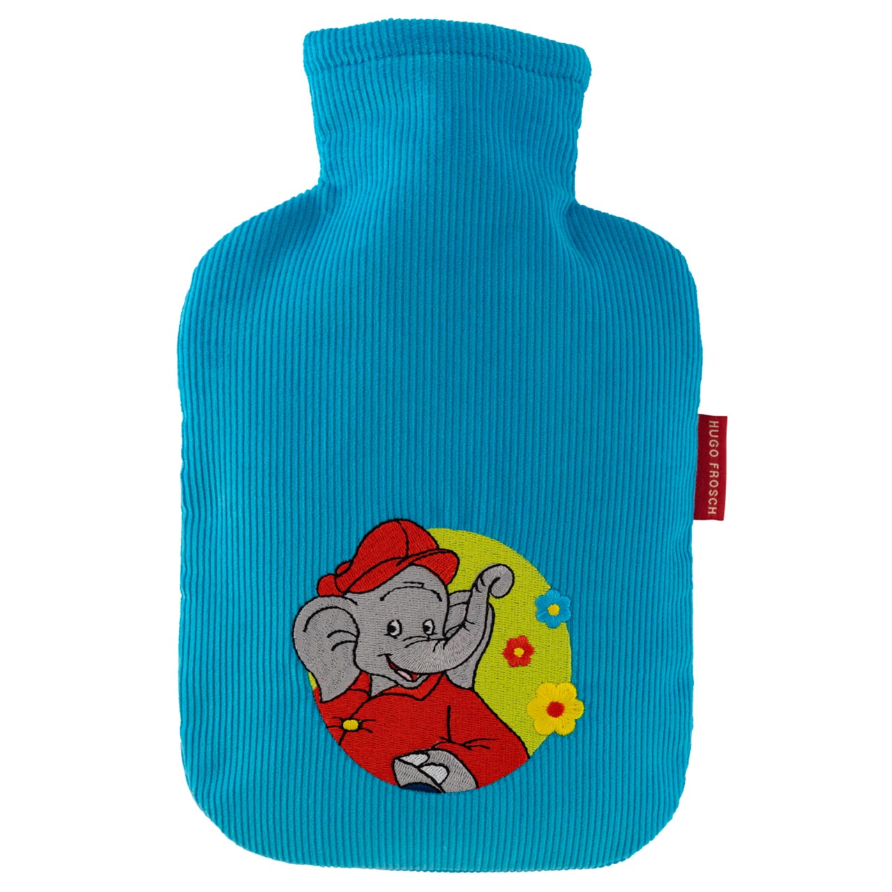 フーゴー・フロッシュ エコジュニア湯たんぽ0.8L ベンジャミン ターコイズ