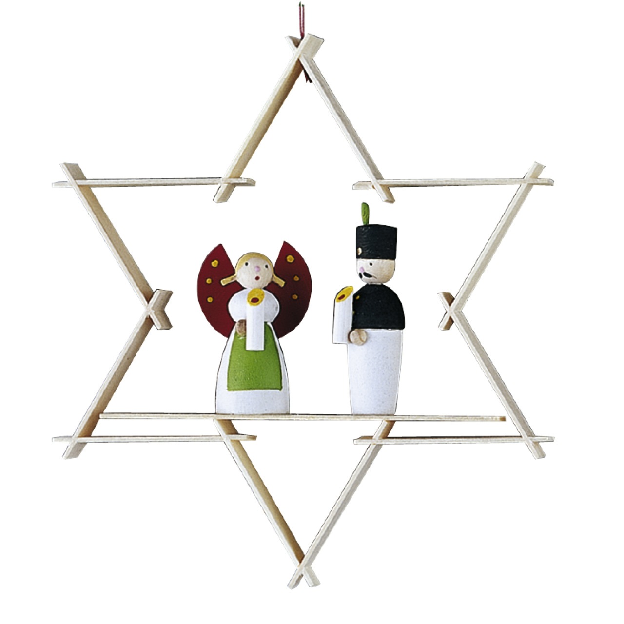 ギュンターライヒェル クリスマスツリーデコレーション 天使と坑夫