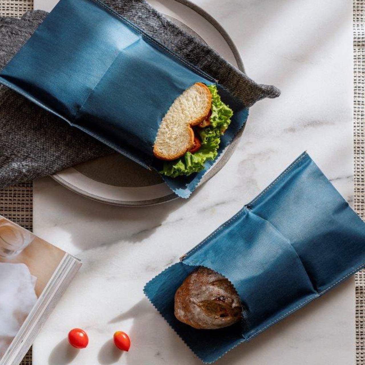 ナッツ ビーズワックスサンドウィッチバッグ ジーンズ