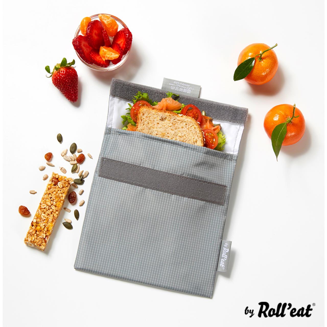 ロールイート スナックアンドゴー アクティブ グレー